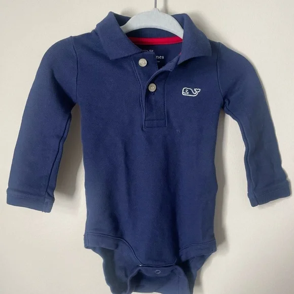Vineyard Vines Navy onesie Worn once!